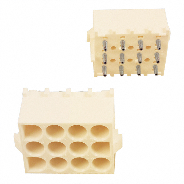 350764-4 TE Connectivity AMP Connectors  Embases Prises femelles